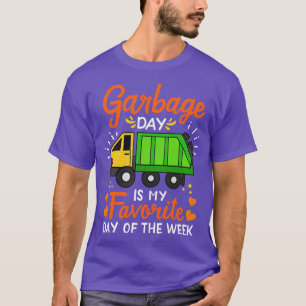 Camiseta Día 2 de la basura del camión de basura