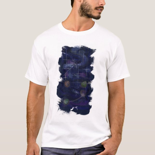 Camiseta Día 4 de la génesis: Estrellas 2014 (Anverso)