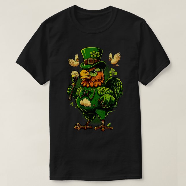 Camiseta Día 4 del Pollo St Patricks (Diseño del anverso)