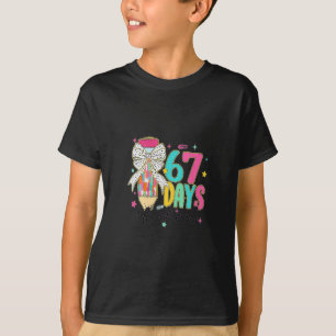 Camiseta Día 67 Vibes Divertidos De La Escuela Seis Siete 6