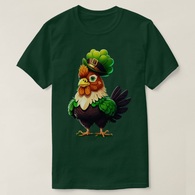 Camiseta Día 7 del Pollo St Patricks (Diseño del anverso)