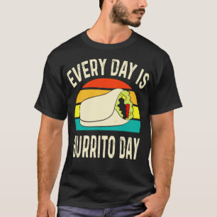 Camiseta Día a día de burrito comida mexicana 1