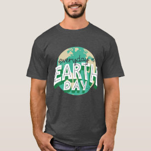 Camiseta Día a día de la Tierra la naturaleza del planeta