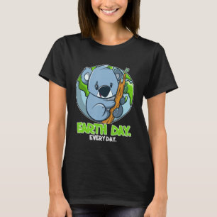 Camiseta Día a día Planeta Cuerdo y Koala