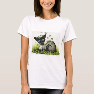 Camiseta Día afortunado del St Patricks del trébol del ga