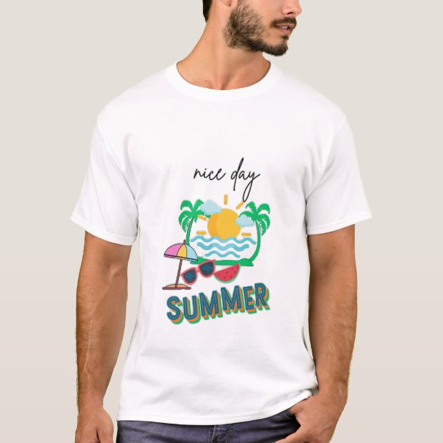 Camiseta Día agradable (Anverso)
