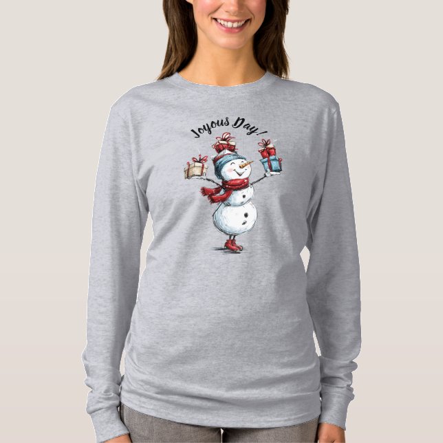 Camiseta Día Alegre Navidad Mañana (Anverso)
