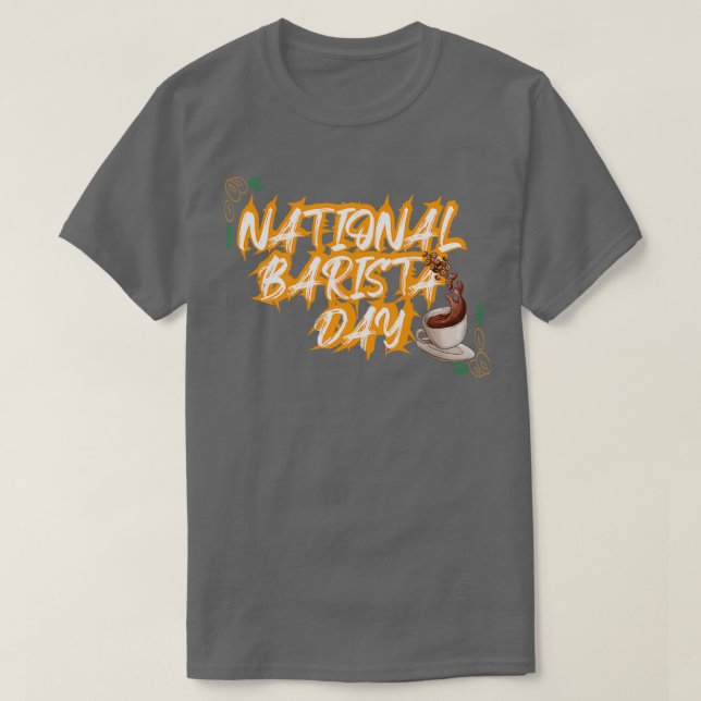 Camiseta día barista nacional 14 (Diseño del anverso)