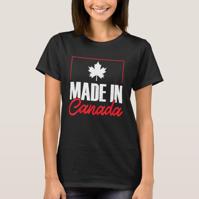 Camiseta Día canadiense de la hoja de arce (Anverso)