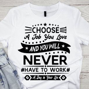 Camiseta Día clásico del trabajo en blanco y negro