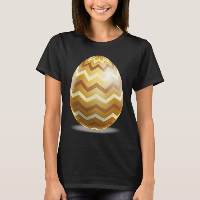 Camiseta Día coincidente Pascua Huevos Divertidos Costume P (Anverso)
