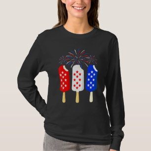 Camiseta Día Conmemorativo 4 De Julio Feriado Cre De Hielo 