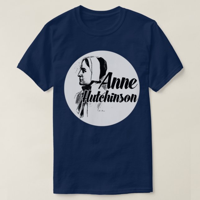 Camiseta Día conmemorativo de la memoria de Anne Hutchinson (Diseño del anverso)