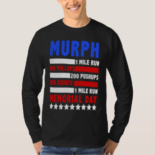 Camiseta Día Conmemorativo de Murph 2021 Workout Patriotic