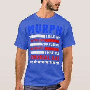 Camiseta Día Conmemorativo de Murph 2023 Workout Patriótico
