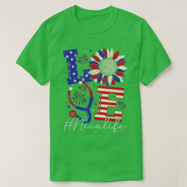 Camiseta Día conmemorativo de toda la enfermera estadounide (Diseño del anverso)
