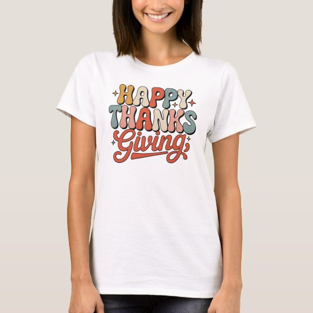 CAMISETA DÍA DE ACCIÓN DE GRACIAS (Anverso)