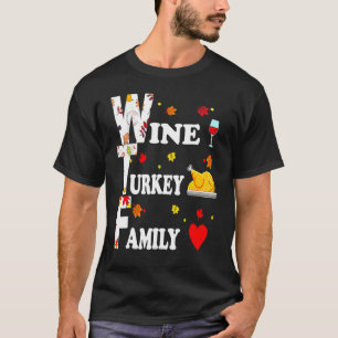 Camiseta Día de Acción de Gracias 1 de Wtf Wine Turkey