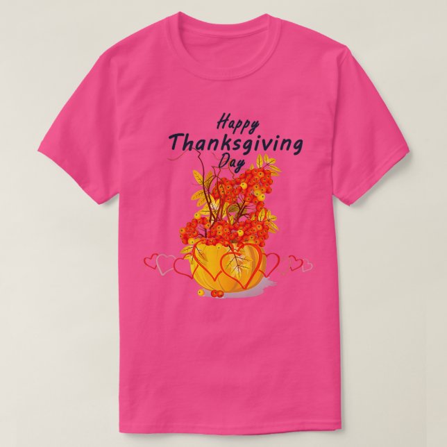 Camiseta Día de Acción de Gracias 6 (Diseño del anverso)