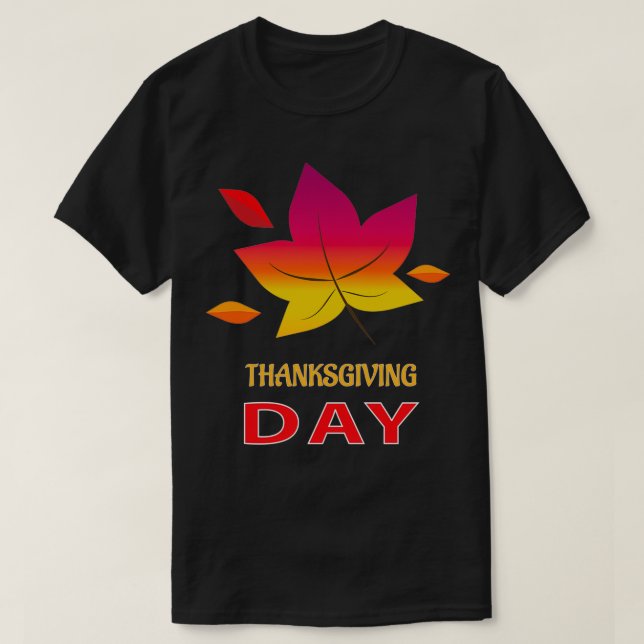 Camiseta Día de Acción de Gracias 9 (Diseño del anverso)