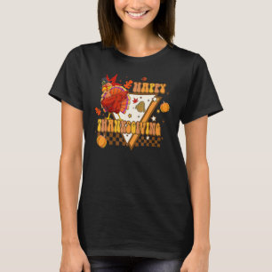 Camiseta Día de Acción de Gracias Cena de Otoño Agradecido