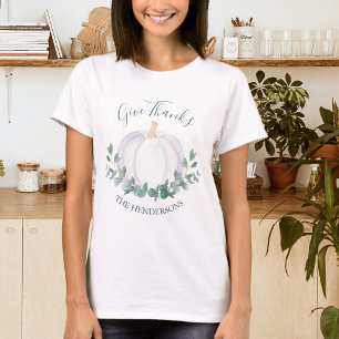 Camiseta Día de Acción de Gracias de Calabaza