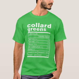 Camiseta Día de Acción de Gracias de Collard Greens Nutriti