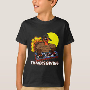 Camiseta Día de Acción de Gracias de DJ en Turquía Guay Fal