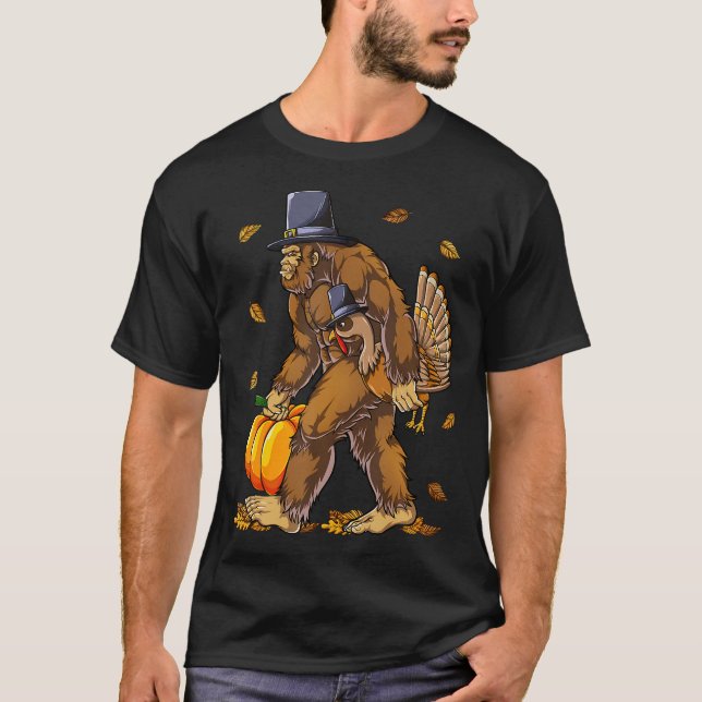 Camiseta Día de Acción de Gracias de la Calabaza Turca de P (Anverso)