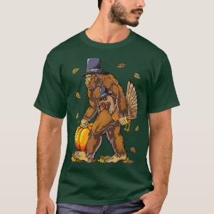 Camiseta Día de Acción de Gracias de la Calabaza Turca de P