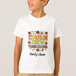 Camiseta Día de Acción de Gracias de la Familia Personaliza