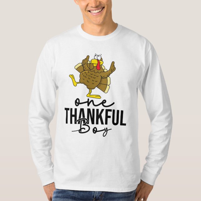 Camiseta Día de Acción de Gracias de la Familia Turquía un  (Anverso)
