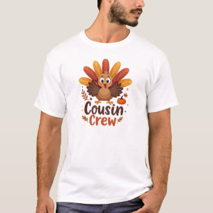 Camiseta Día de Acción de Gracias de la Tripulación de Prim