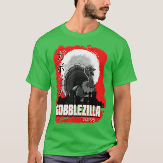 Camiseta Día de Acción de Gracias de Turquía Gobblezilla 3