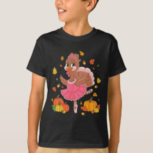Camiseta Día de Acción de Gracias del bailarín de danza del