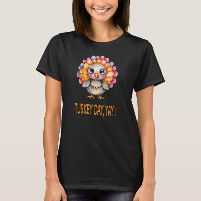 Camiseta Día de Acción de Gracias divertida en Turquía (Anverso)