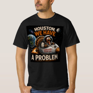 Camiseta Día de Acción de Gracias Divertido Astronauta Pavo