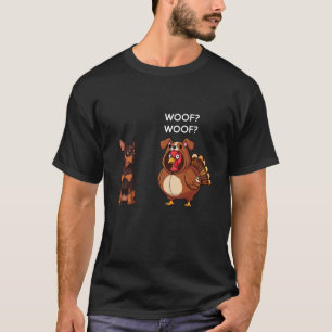 Camiseta Día de Acción de Gracias Divertido Pinscher Miniat