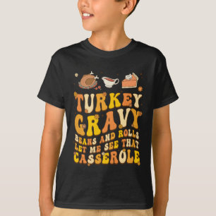 Camiseta Día de Acción de Gracias Divertido Retro Otoño Gro
