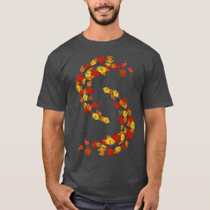 Camiseta Día de Acción de Gracias El otoño deja el bosque n