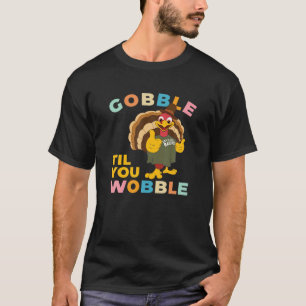 Camiseta Día de Acción de Gracias Gobble Til You Wobble Pav