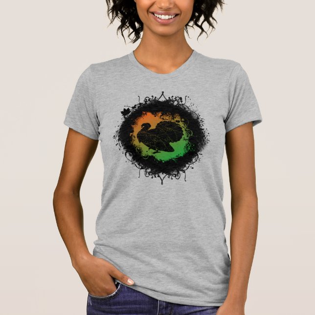 Camiseta Día de Acción de Gracias Grunge (Anverso)