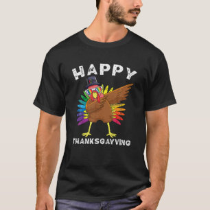 Camiseta Día de Acción de Gracias LGBT Turquía Orgullo gay 