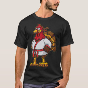 Camiseta Día de Acción de Gracias Mma Kickboxing Judo Karat