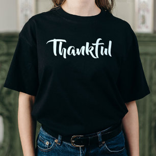 Camiseta Día de Acción de Gracias Moderno y Mínimo Moderno