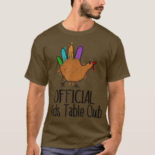 Camiseta Día de Acción de Gracias Oficial para Niños Club T