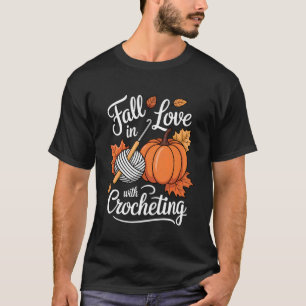 Camiseta Día de Acción de Gracias Otoño Enamórate del Ganch