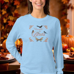 Camiseta Día de Acción de Gracias para observadores de aves