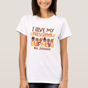 Camiseta Día de Acción de Gracias personalizado para prof
