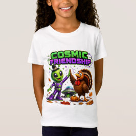 Camiseta Día de Acción de Gracias por la Amistad Cósmica Pa
